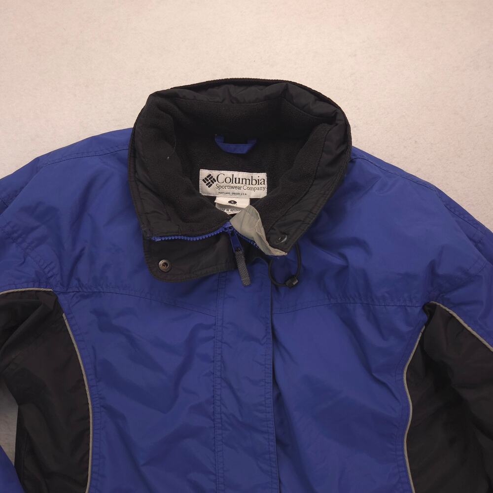 Columbia Long Sleeve Zip Up Casual Jacket Womens Size Small S Blue Black